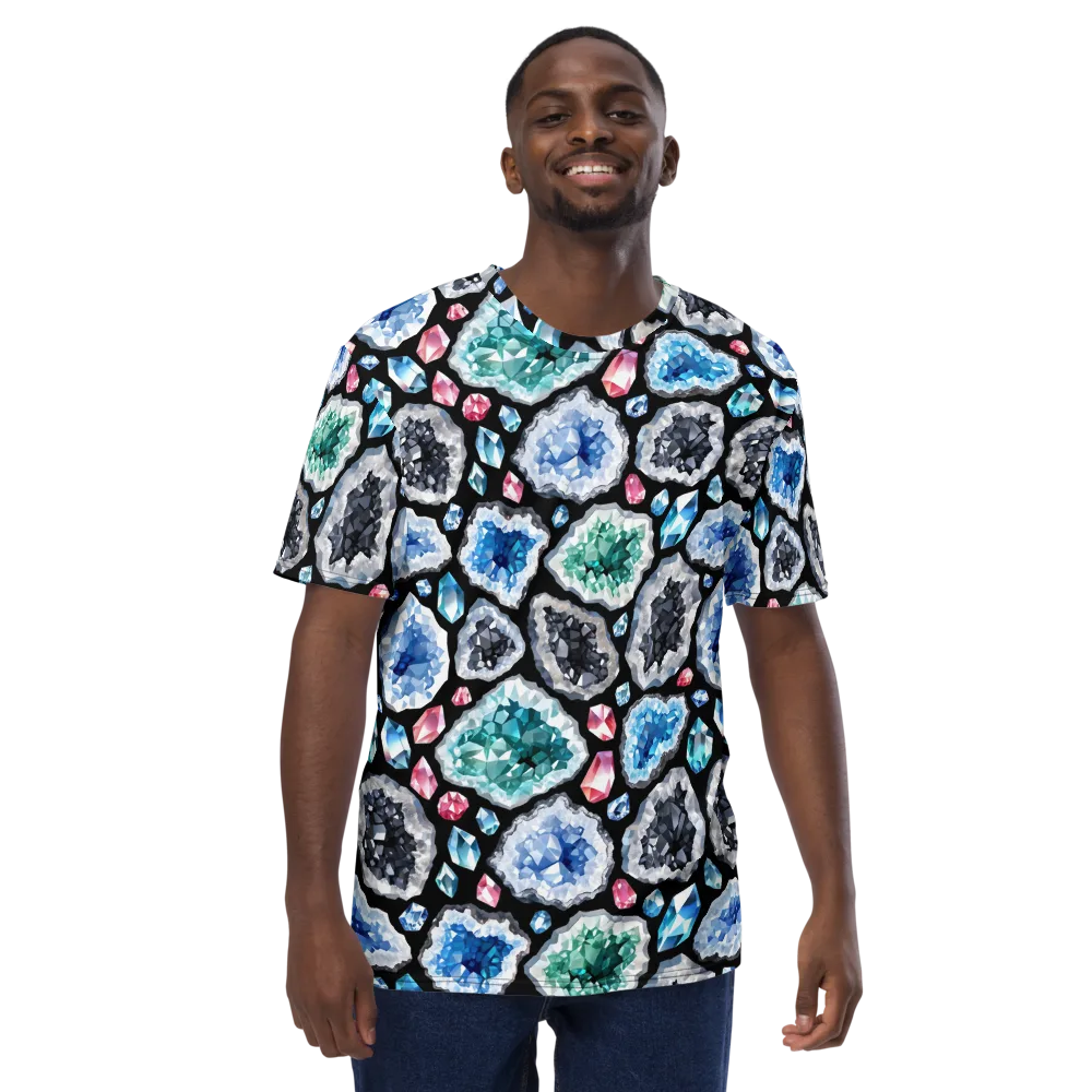 Crystal Cavern on Men's Crew Neck T-Shirt — Front