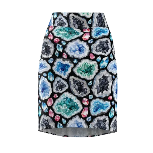 Crystal Cavern on a Pencil Skirt