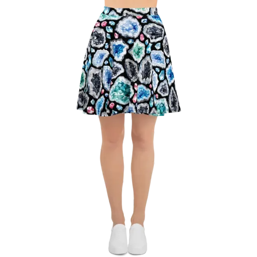 Crystal Cavern on a Skater Skirt