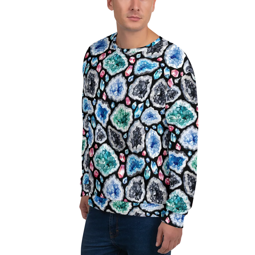 Crystal Cavern on Sweatshirt — Left Front