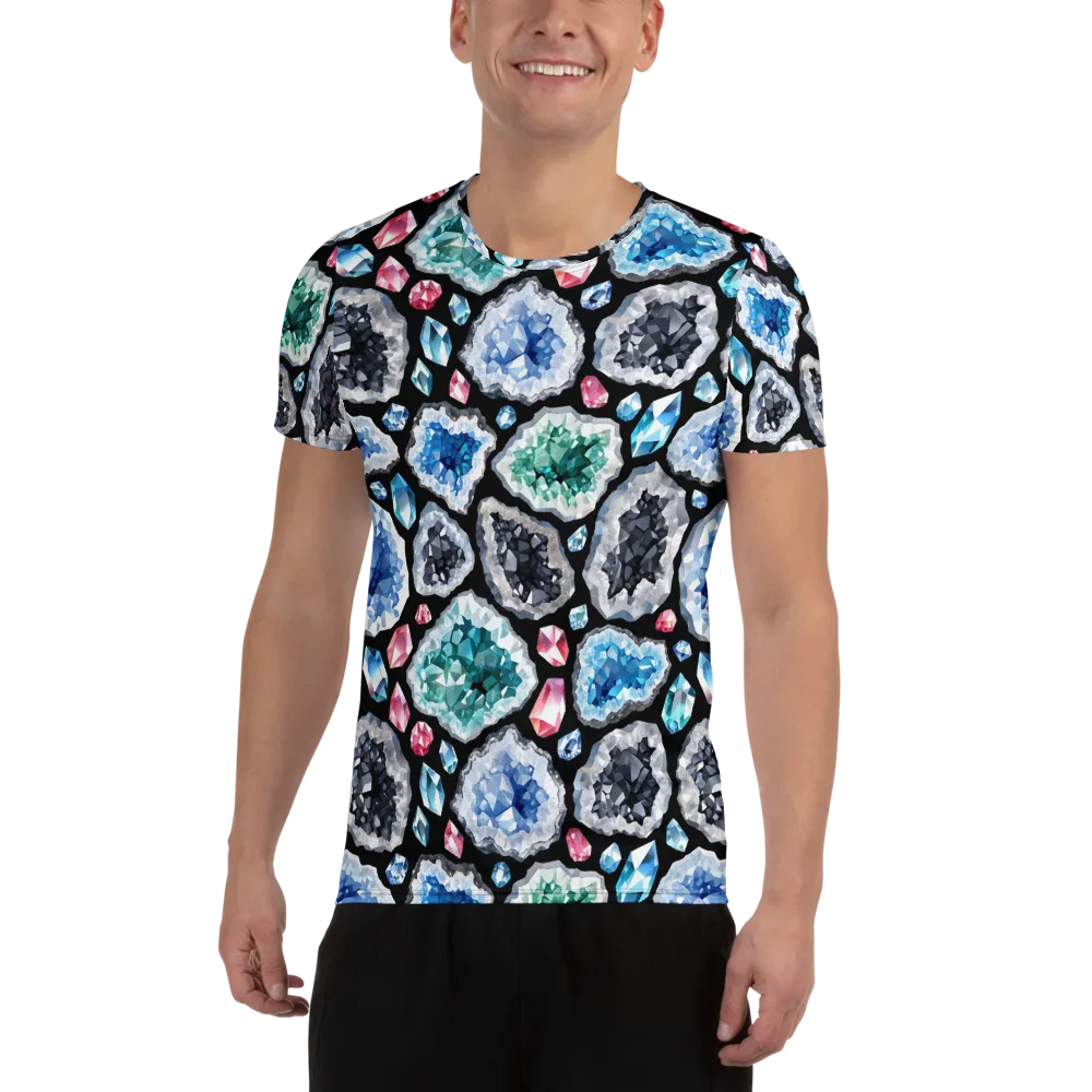 Crystal Cavern on Men's Athletic T-Shirt — Front