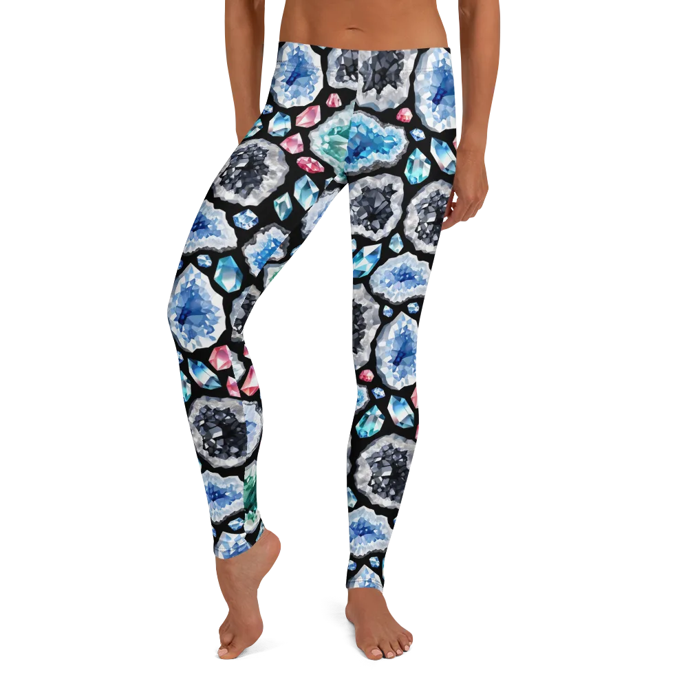 Crystal Cavern on Leggings — Front