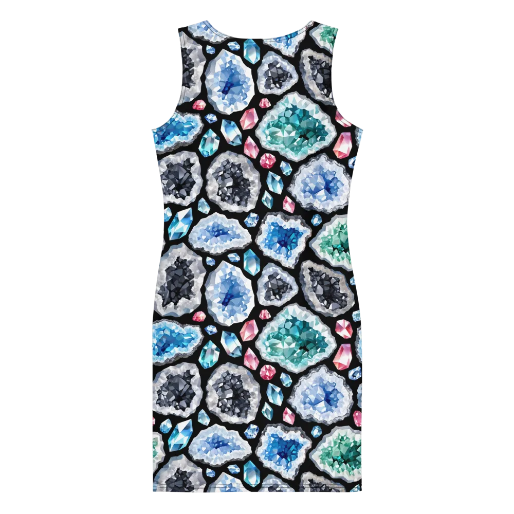 Crystal Cavern on Bodycon Dress — Back