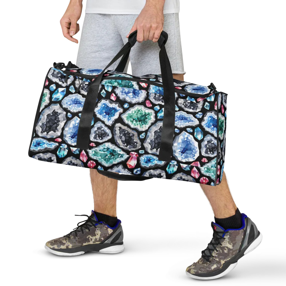 Crystal Cavern on Duffle Bag — Front