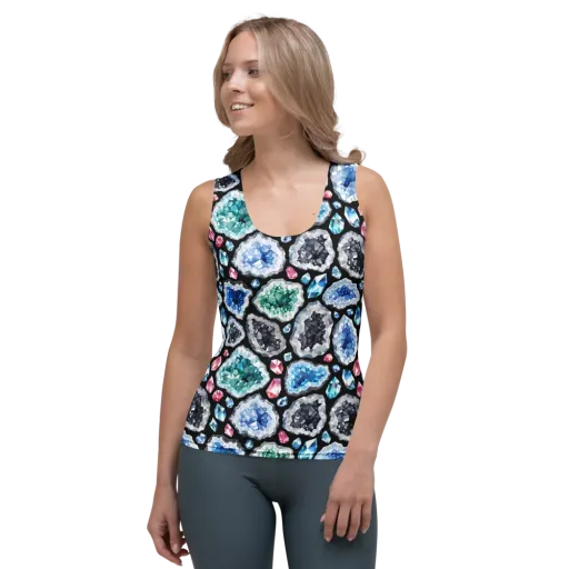 Crystal Cavern on a Women's Tank Top