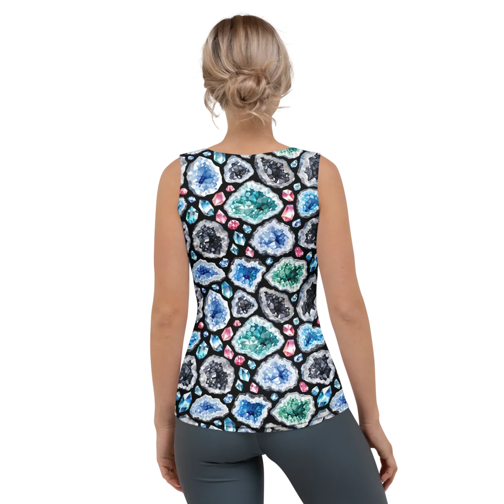 Crystal Cavern on Women's Tank Top — Back