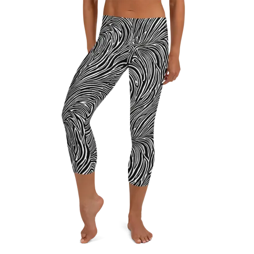 Morgan's Strata on a Capri Leggings