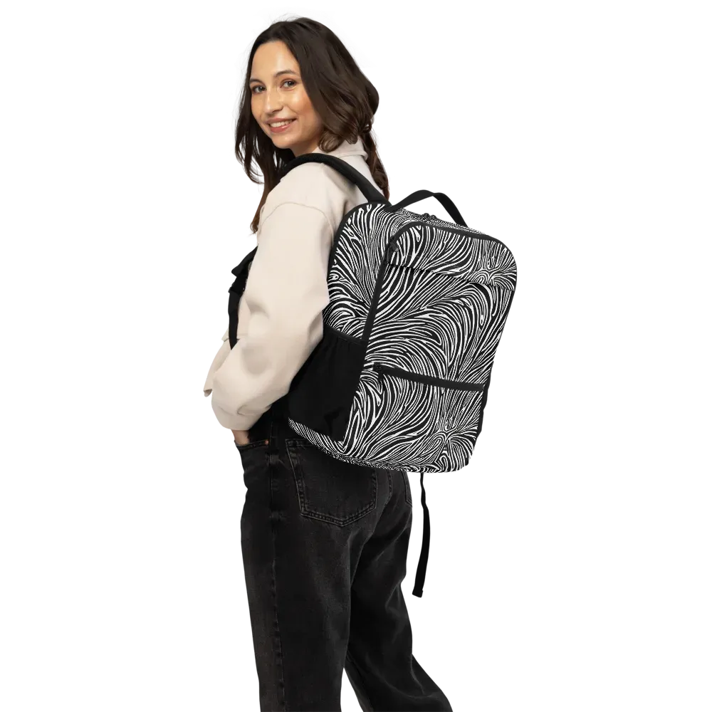Morgan's Strata on Utility Backpack — Back
