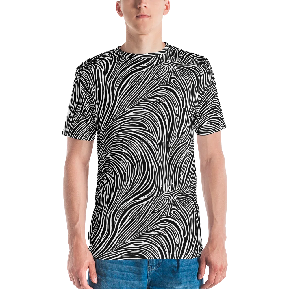 Morgan's Strata on Men's Crew Neck T-Shirt — Front