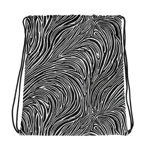 Morgan's Strata on a Drawstring Bag