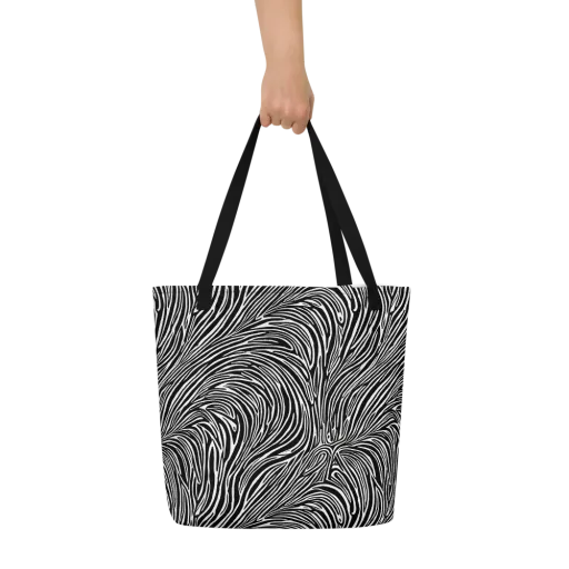 Morgan's Strata on a Large Tote Bag W/ Pocket