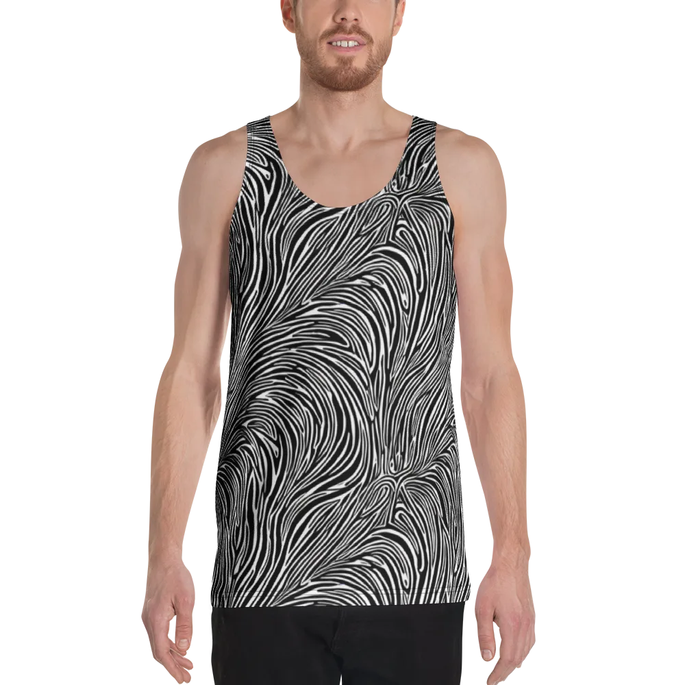 Morgan's Strata on Men's Tank Top — Front