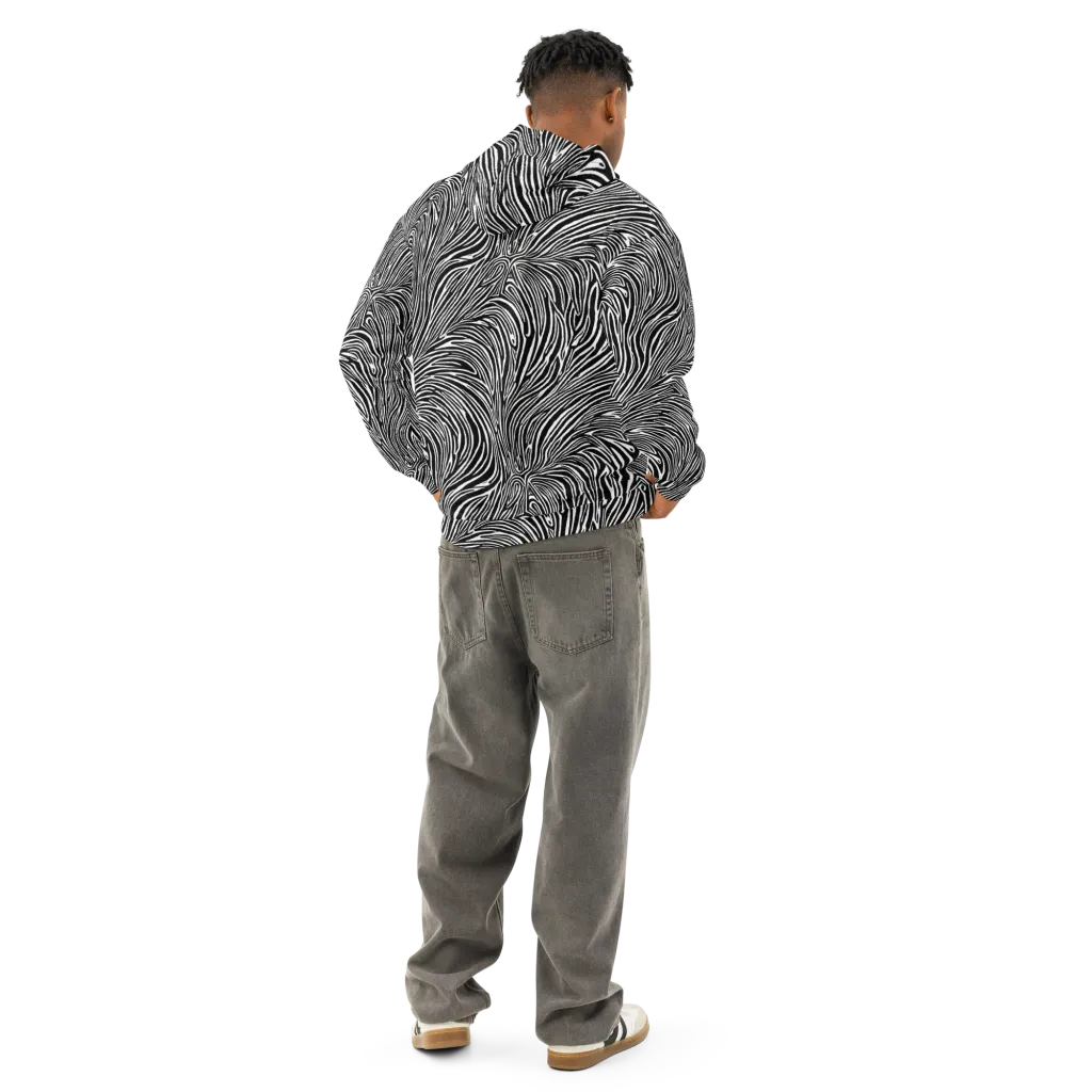 Morgan's Strata on Cotton Hoodie — Back