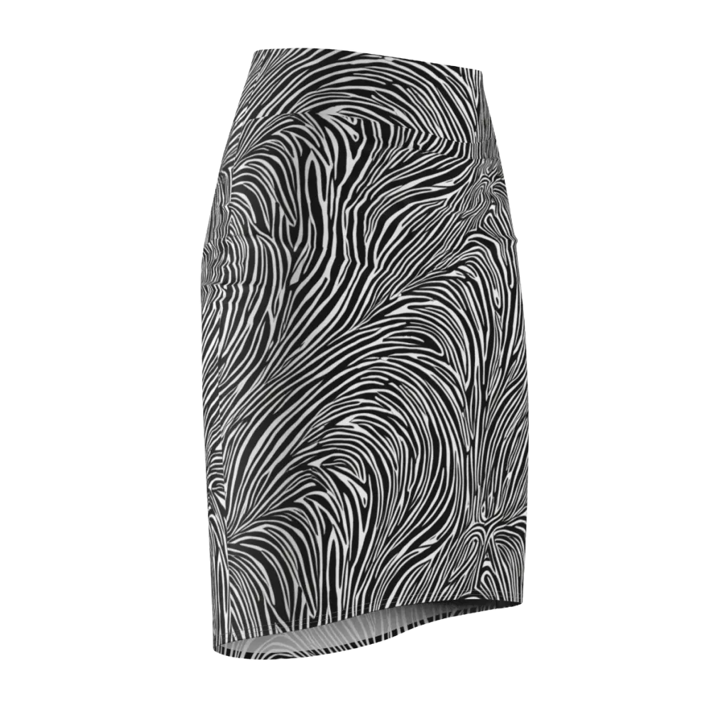 Morgan's Strata on Pencil Skirt — Front Side