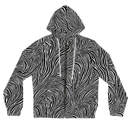 Morgan's Strata on a Women's Full-Zip Hoodie