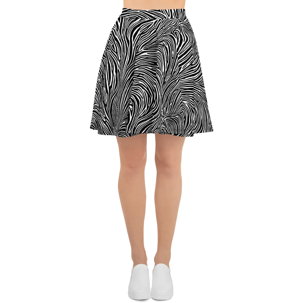 Morgan's Strata on Skater Skirt — Front
