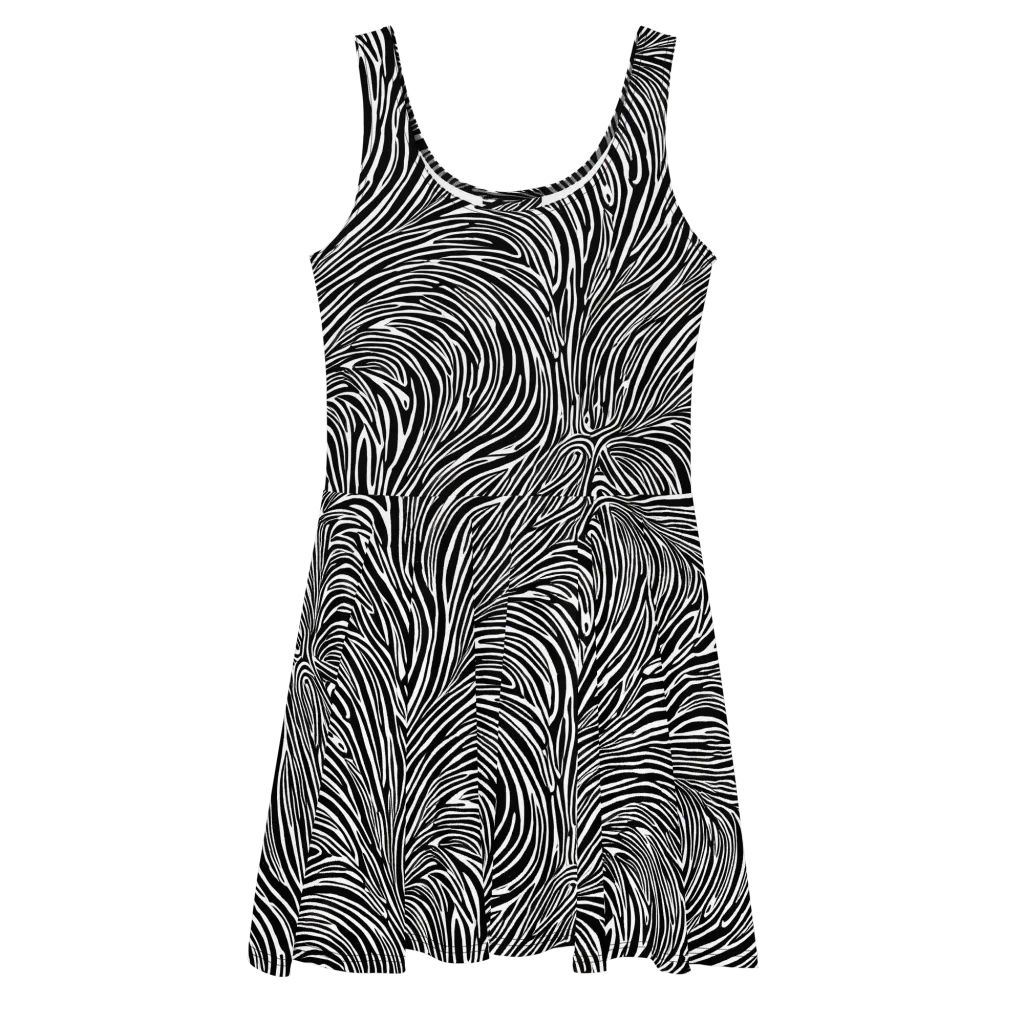 Morgan's Strata on Skater Dress — Front
