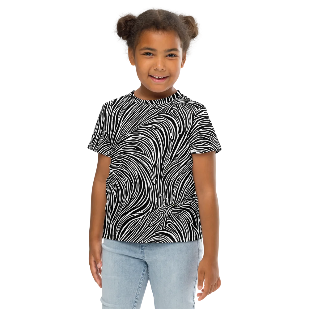 Morgan's Strata on Kids Crew Neck T-Shirt — Front