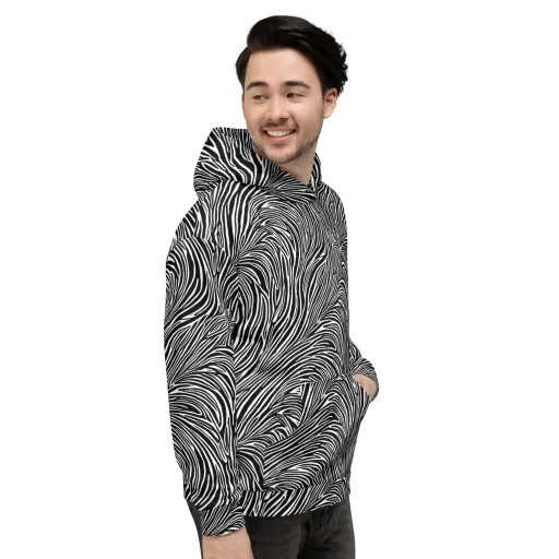 Morgan's Strata on a Hoodie