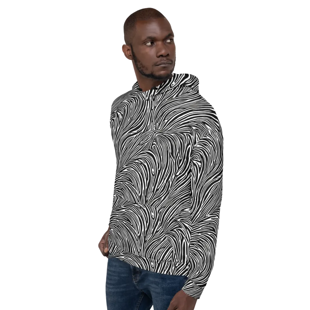 Morgan's Strata on Hoodie — Left