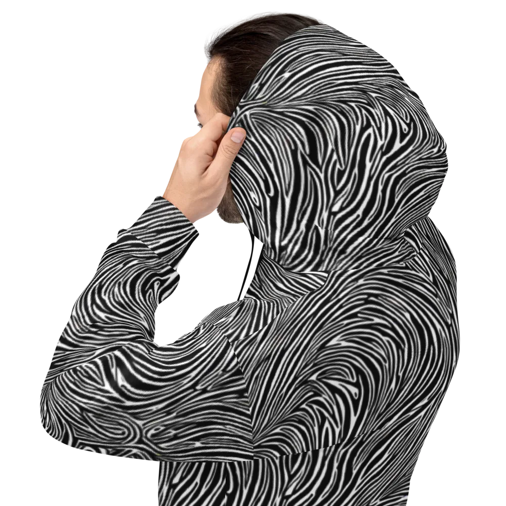 Morgan's Strata on Hoodie — Back