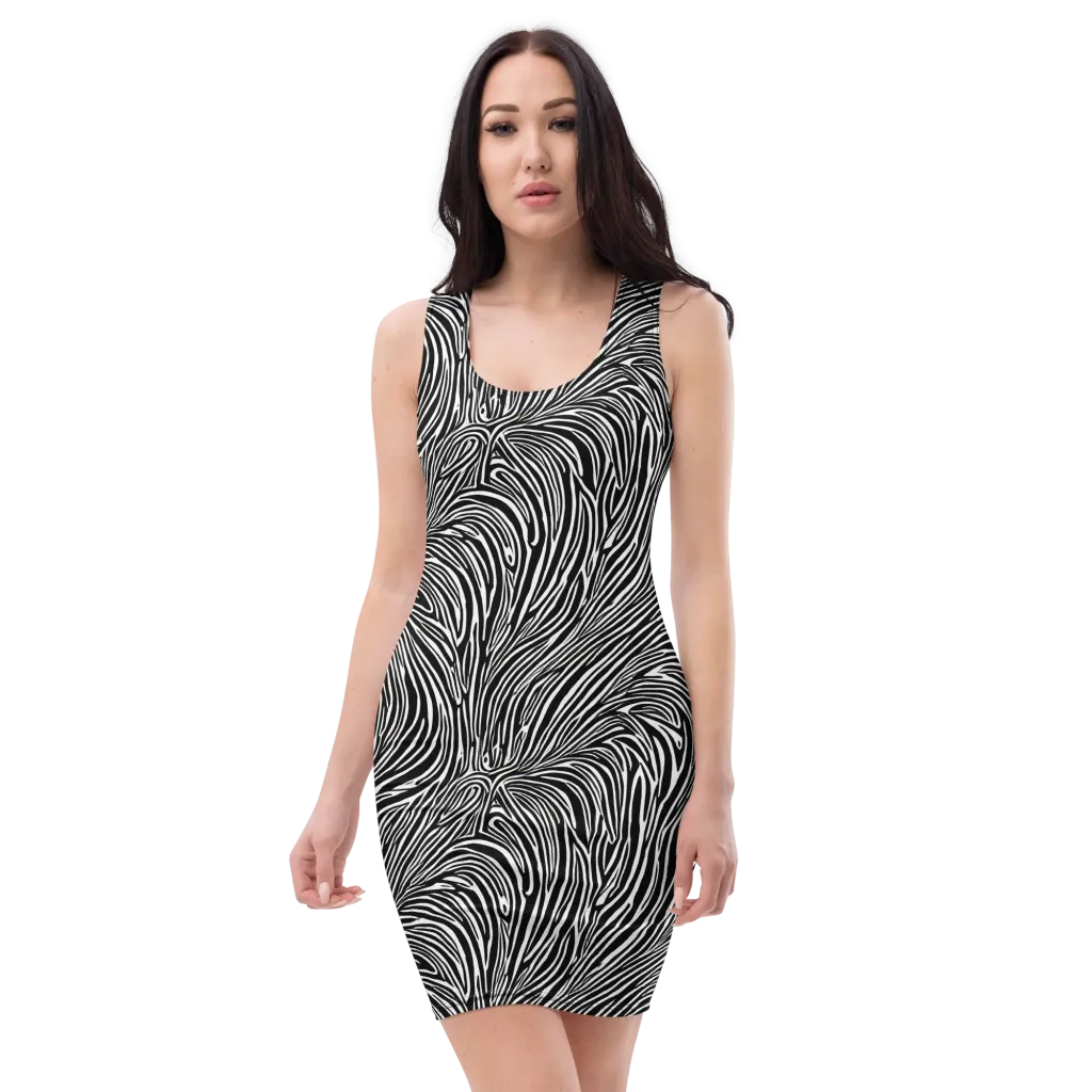 Morgan's Strata on Bodycon Dress — Front