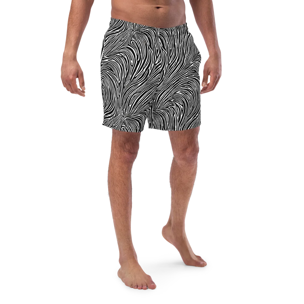 Morgan's Strata on Swim Trunks — Front