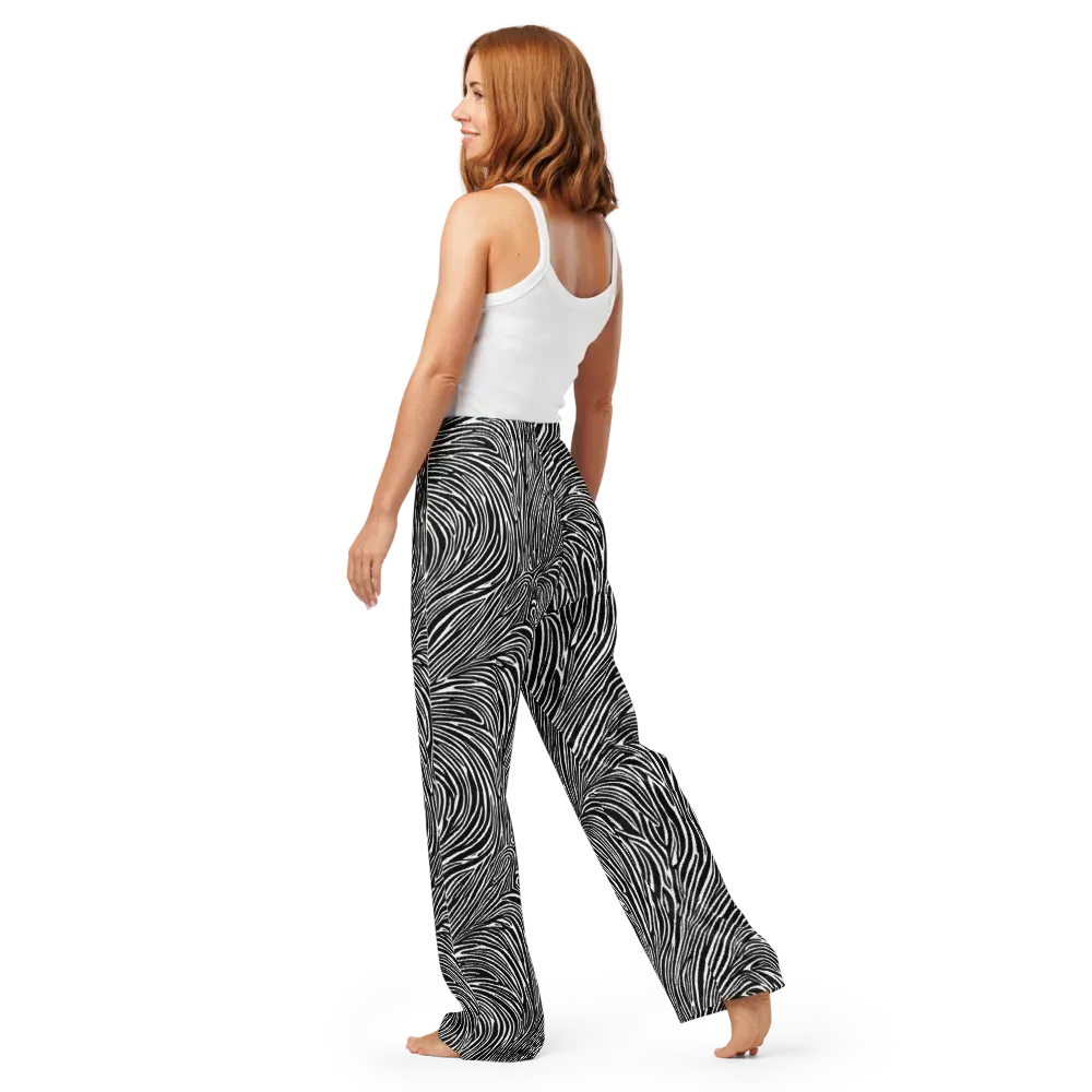 Morgan's Strata on Women's Pajama Pants — Back