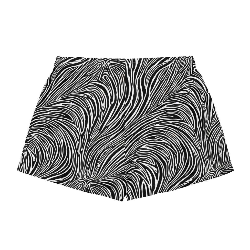 Morgan's Strata on Women's Pajama Shorts — Back