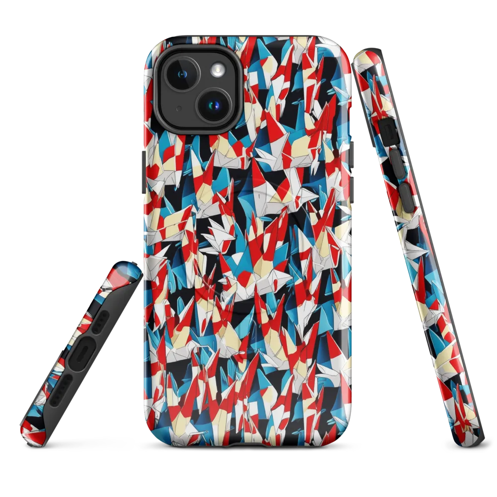 Origami Riot on MagSafe Tough Case for iPhone® — Front
