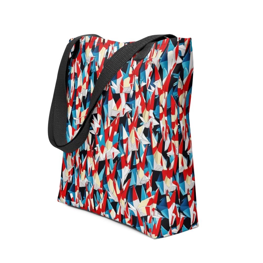 Origami Riot on Tote Bag — Front