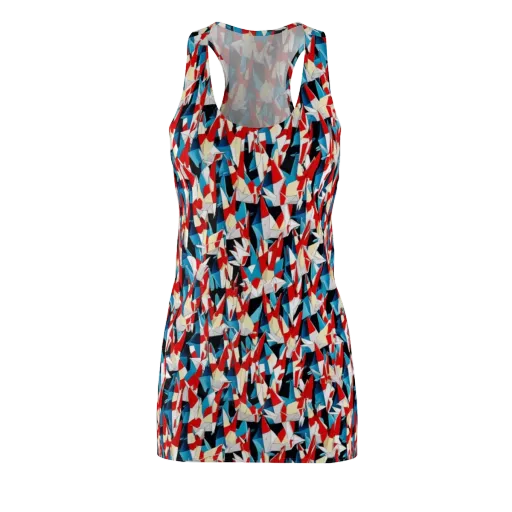 Origami Riot on a Racerback Dress