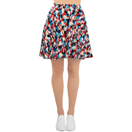 Origami Riot on a Skater Skirt