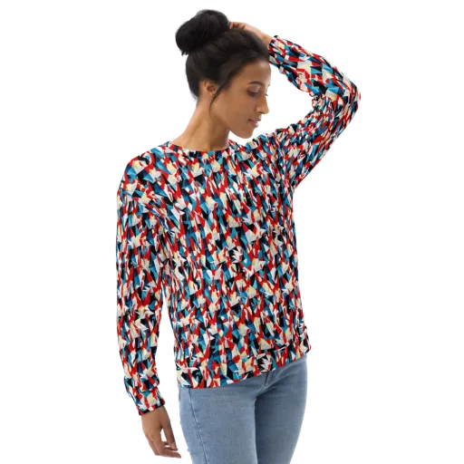 Origami Riot on a Sweatshirt
