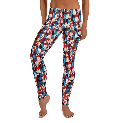 Origami Riot on a Leggings