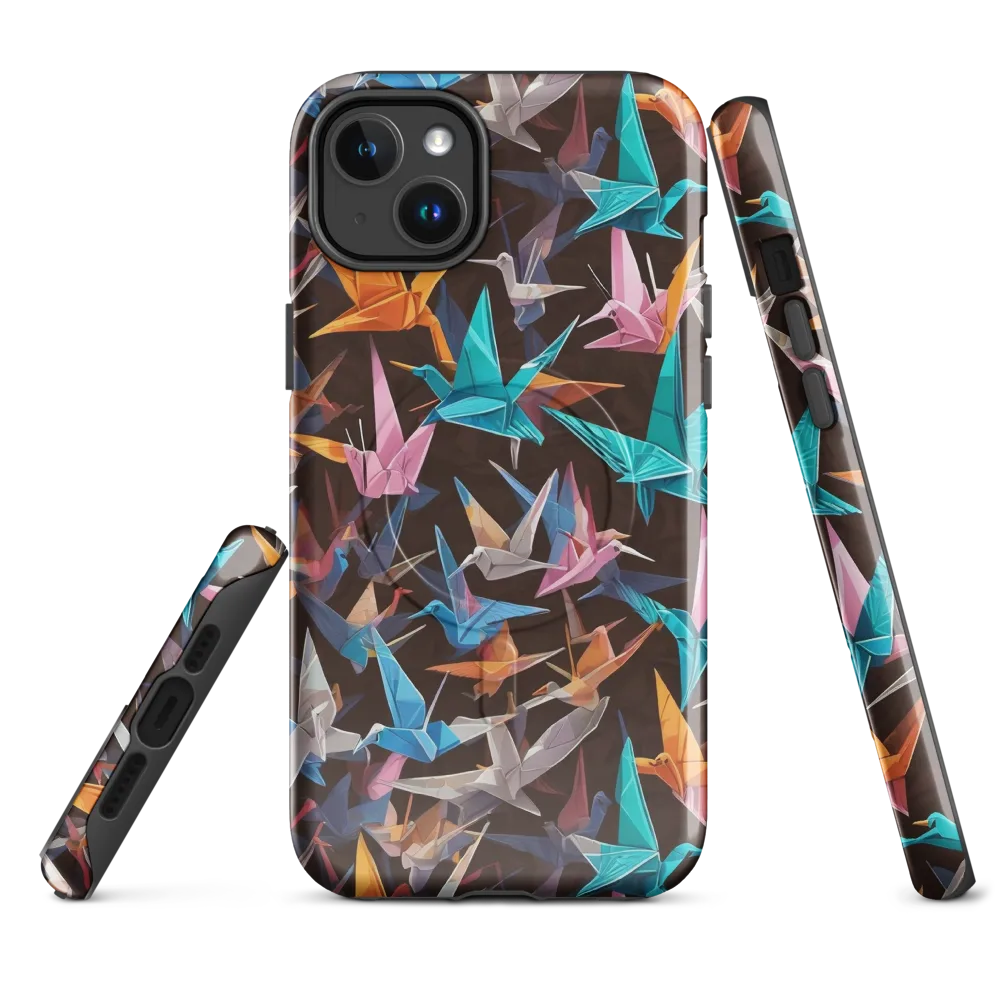 Origami Aviary on MagSafe Tough Case for iPhone® — Front