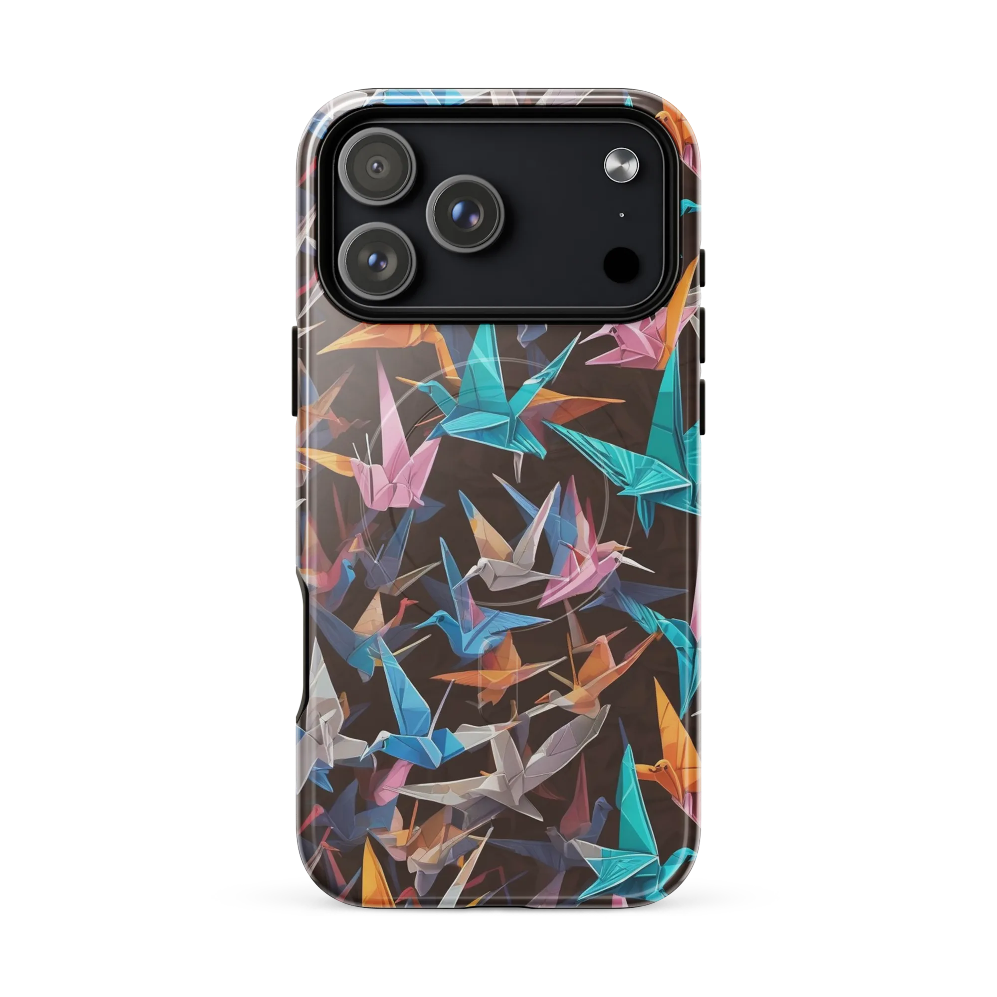 Origami Aviary on MagSafe Tough Case for iPhone® — Front