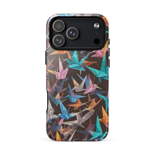 Origami Aviary on a MagSafe Tough Case for iPhone®