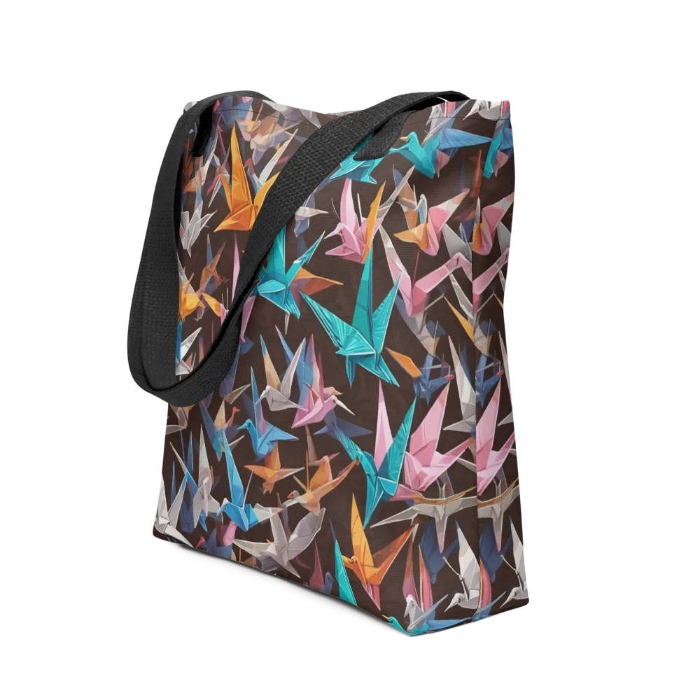 Origami Aviary on Tote Bag — Front