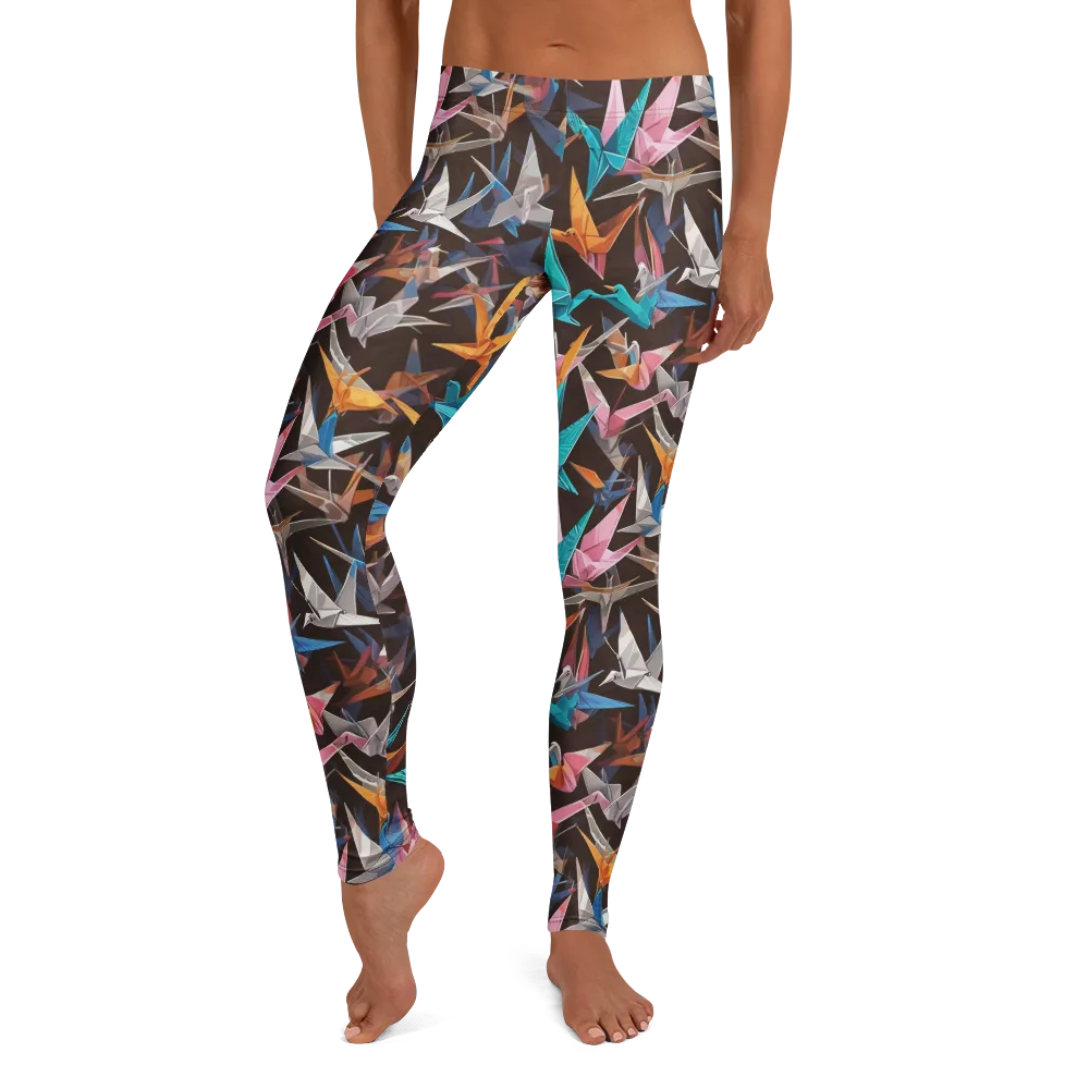 Origami Aviary on Leggings — Front