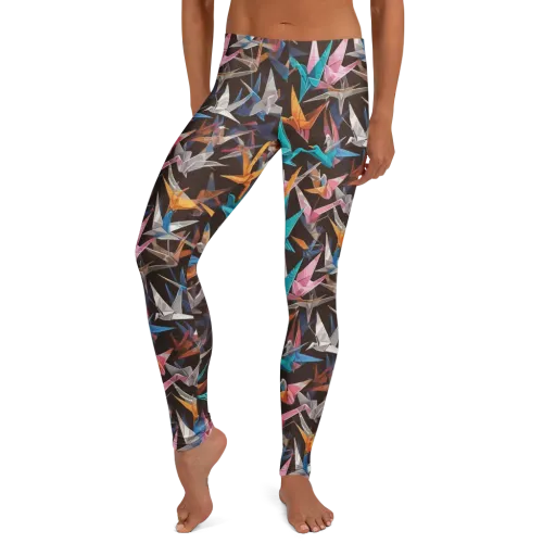 Origami Aviary on a Leggings