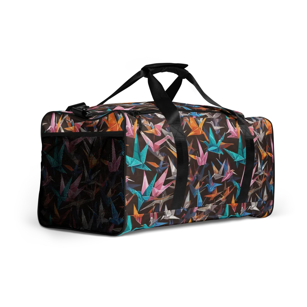 Origami Aviary on Duffle Bag — Right Front