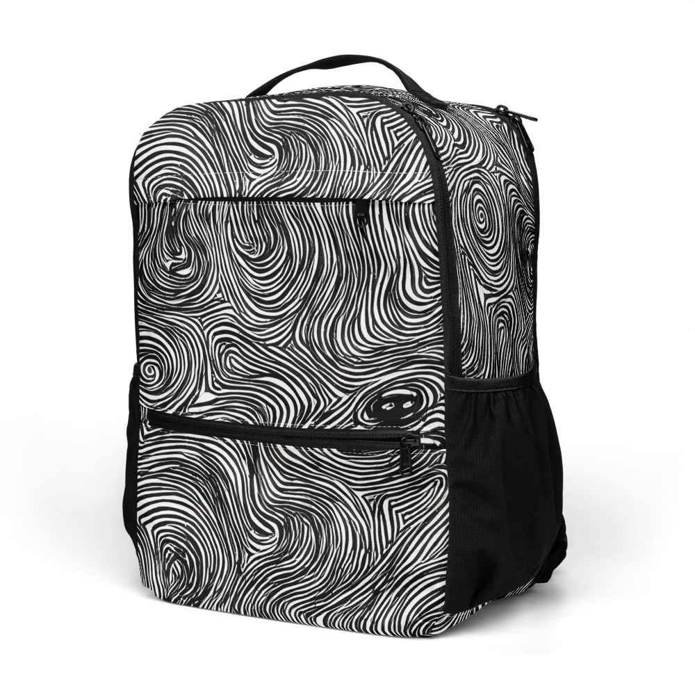 Ink Vortex on Utility Backpack — Left Front