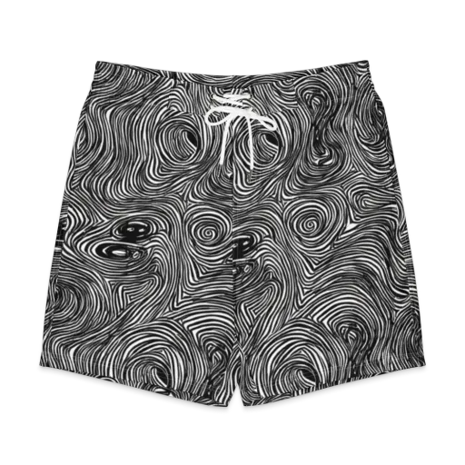 Ink Vortex on a Men's Board Shorts