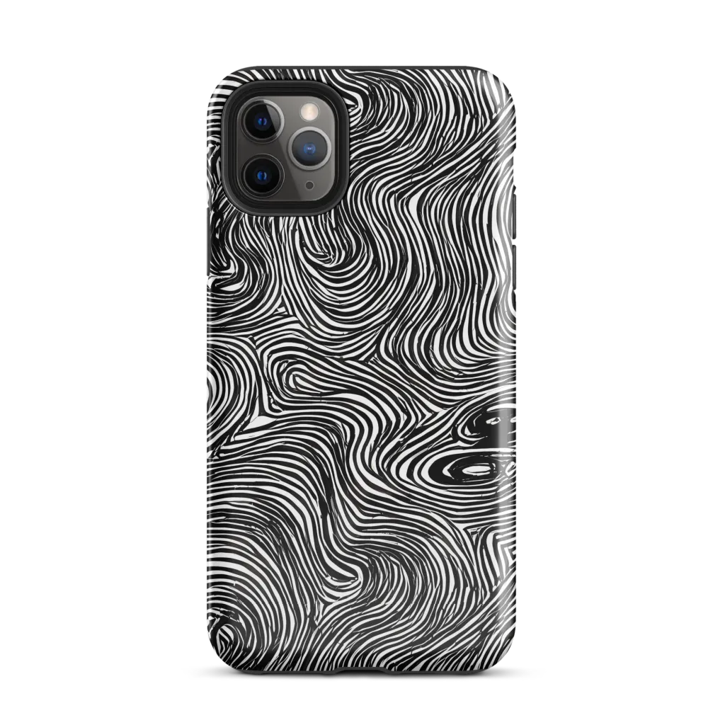 Ink Vortex on Tough Case for iPhone® — Front