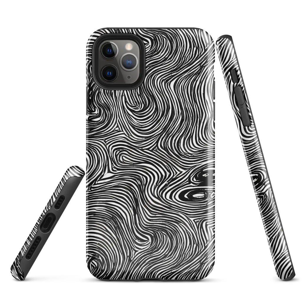 Ink Vortex on Tough Case for iPhone® — Front