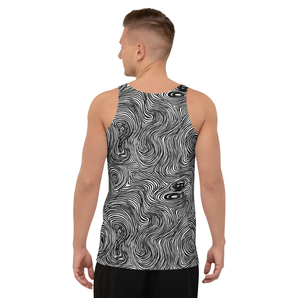 Ink Vortex on Men's Tank Top — Back