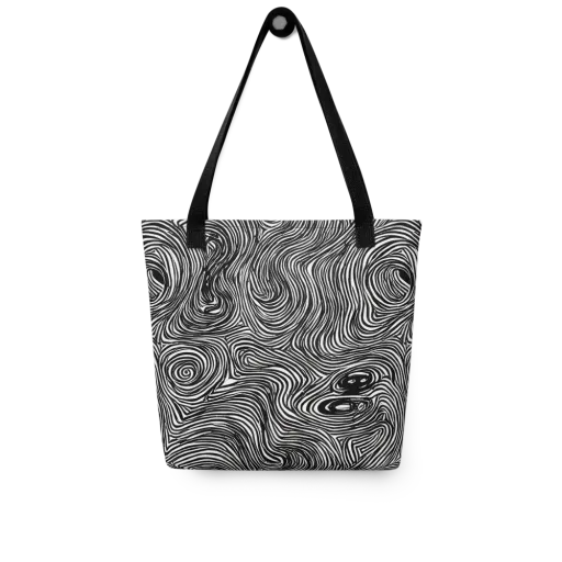 Ink Vortex on a Tote Bag