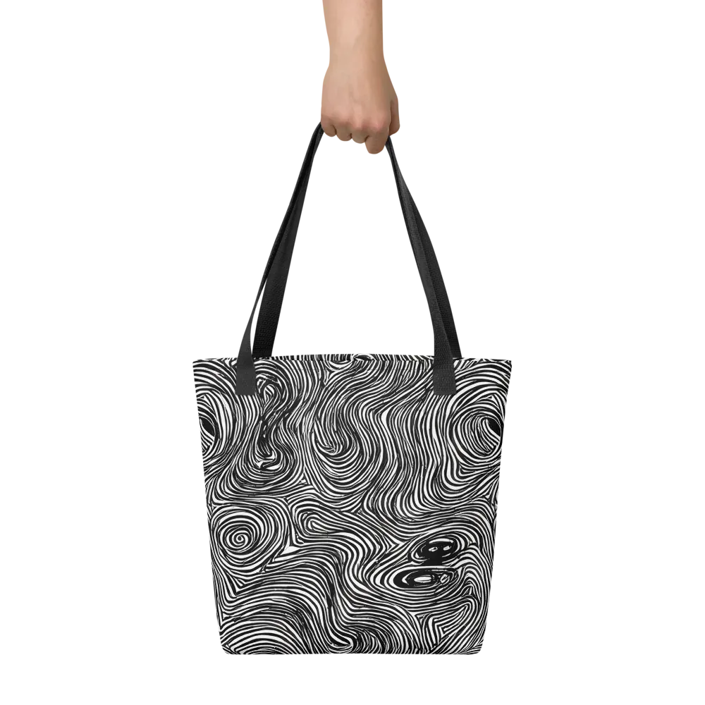 Ink Vortex on Tote Bag — Front