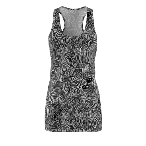 Ink Vortex on a Racerback Dress